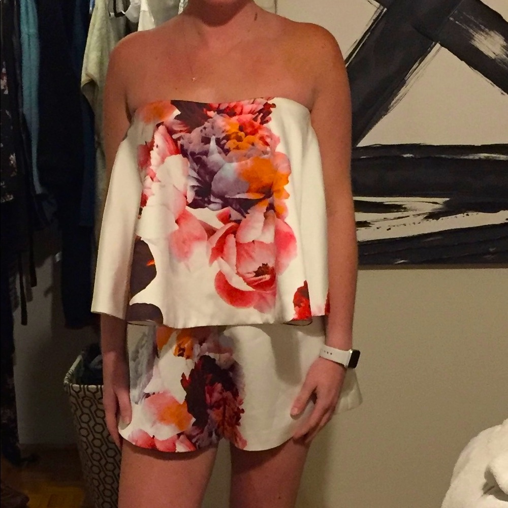 NWT Keepsake Floral Romper